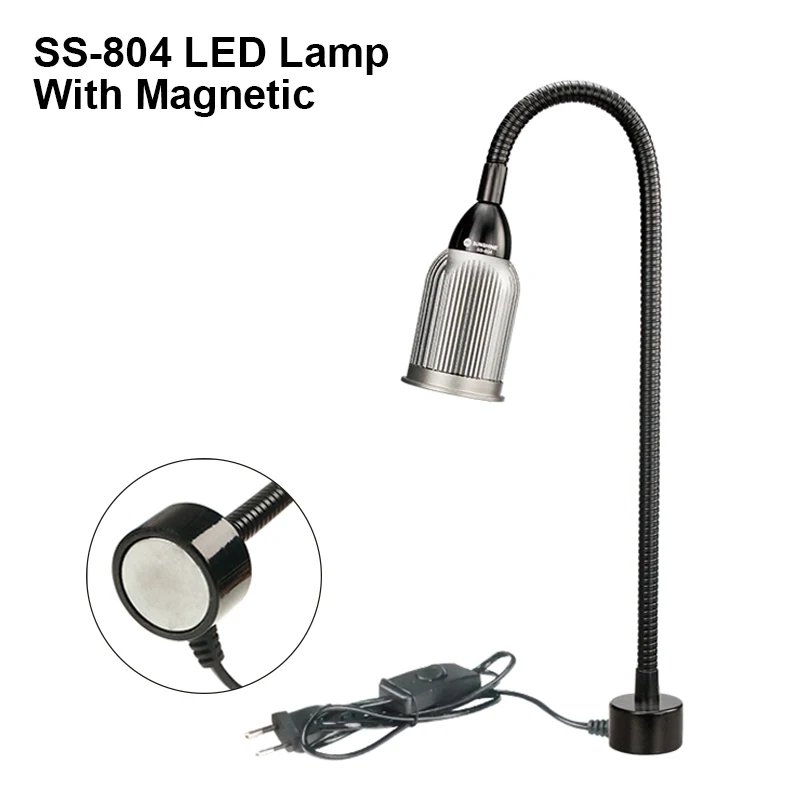 Photography Lighting Kit Portable - SUNSHINE-SS-804 LED trabalhando luz com base