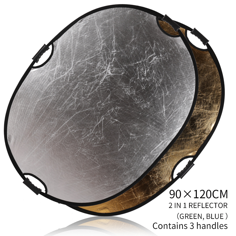 Photography Lighting Kit Portable - Refletor de luz oval multidisco portátil