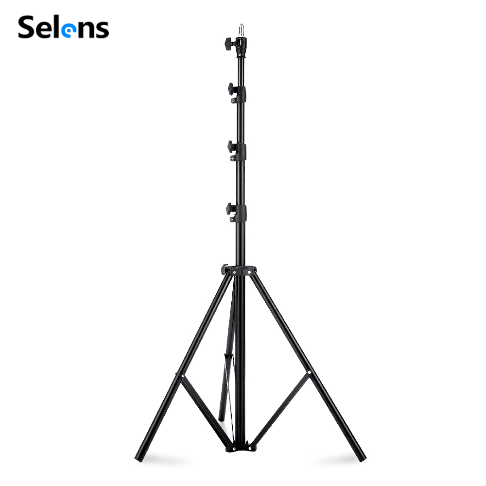 Photography Lighting Softbox - Tripé de Iluminação Selens 2.2~3.95m com