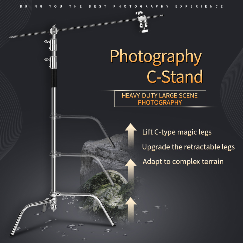 Photography Lighting Softbox - Suporte para fotografia C-Stand em aço