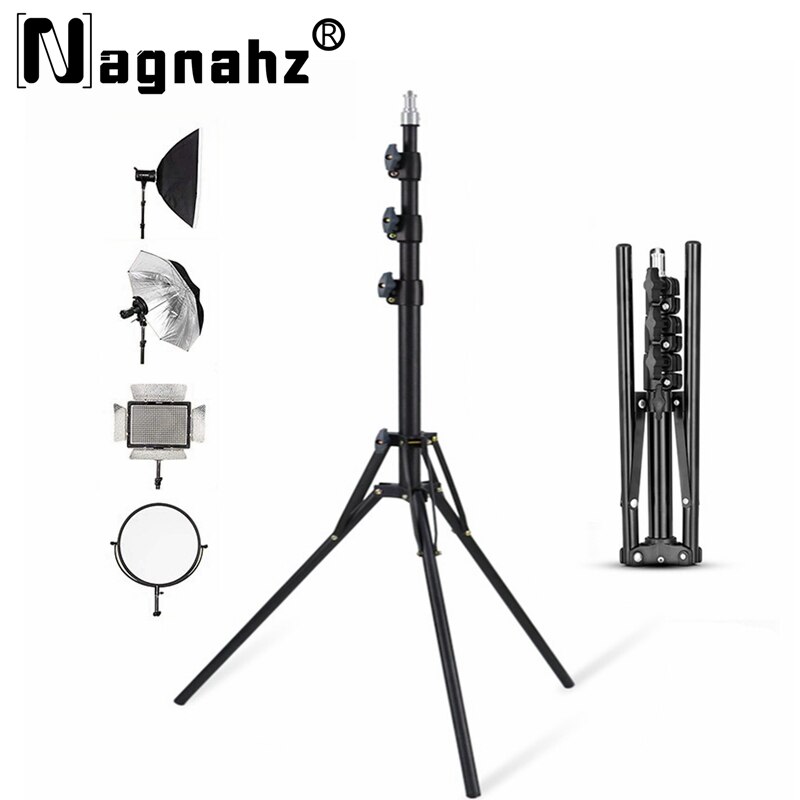 Photography Lighting Softbox - NAGNAHZ 78 ''iluminação fotográfica tripé liga