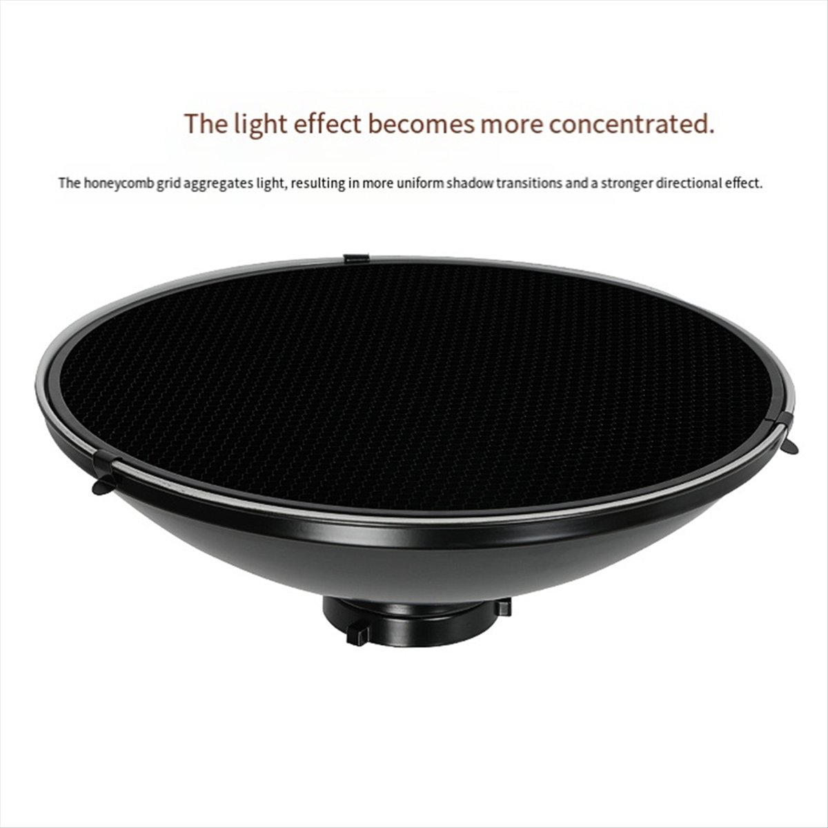 Photography Lighting Grid - N05R Refletor Beauty Dish de 30cm