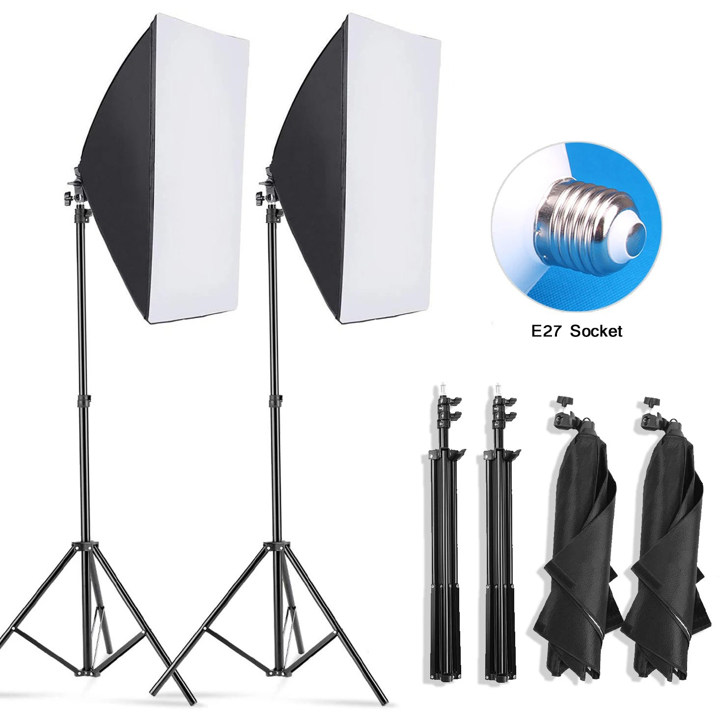 Photography Lighting Softbox - Fotografia profissional softbox iluminação caixa macia