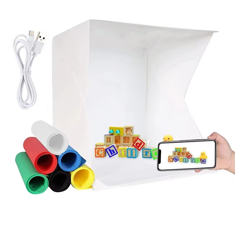 Photography Lighting Kit Portable - Caixa de Luz Dobrável Portátil para