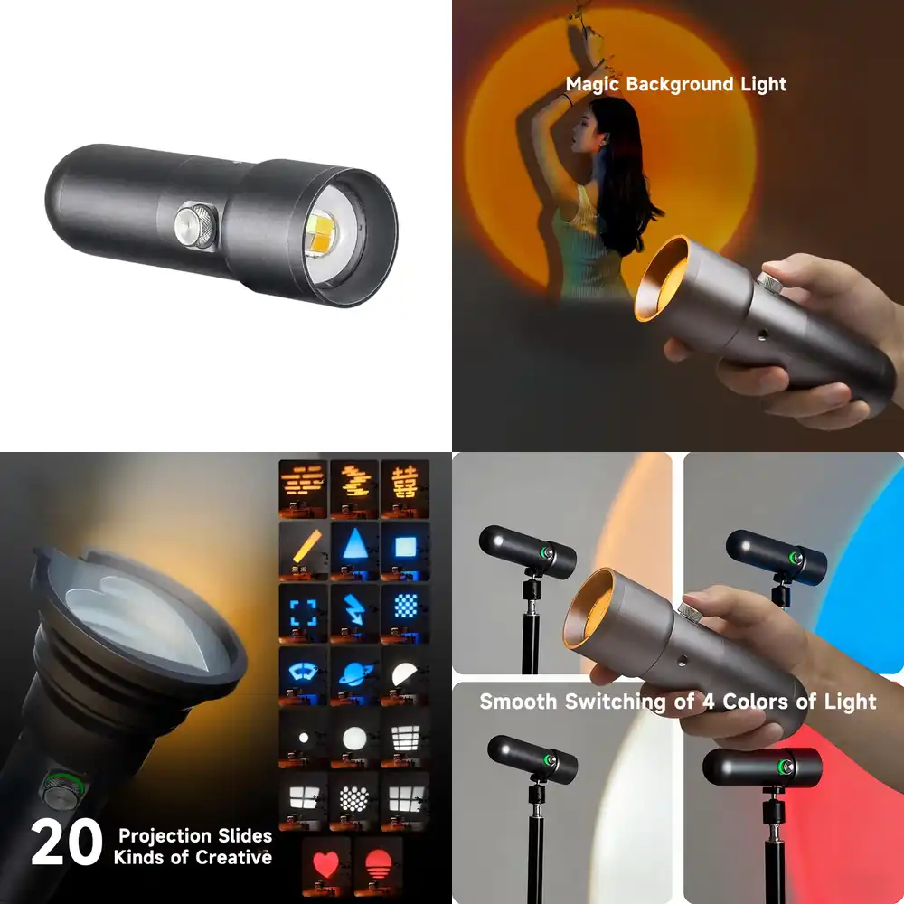 Portrait Photography With Lighting - Luz de Fotografia Mini LED Ajustável