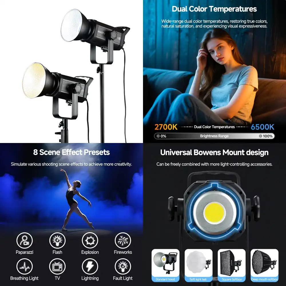 Photography Lighting Direction - Luzes de Fotografia de Alta Potência