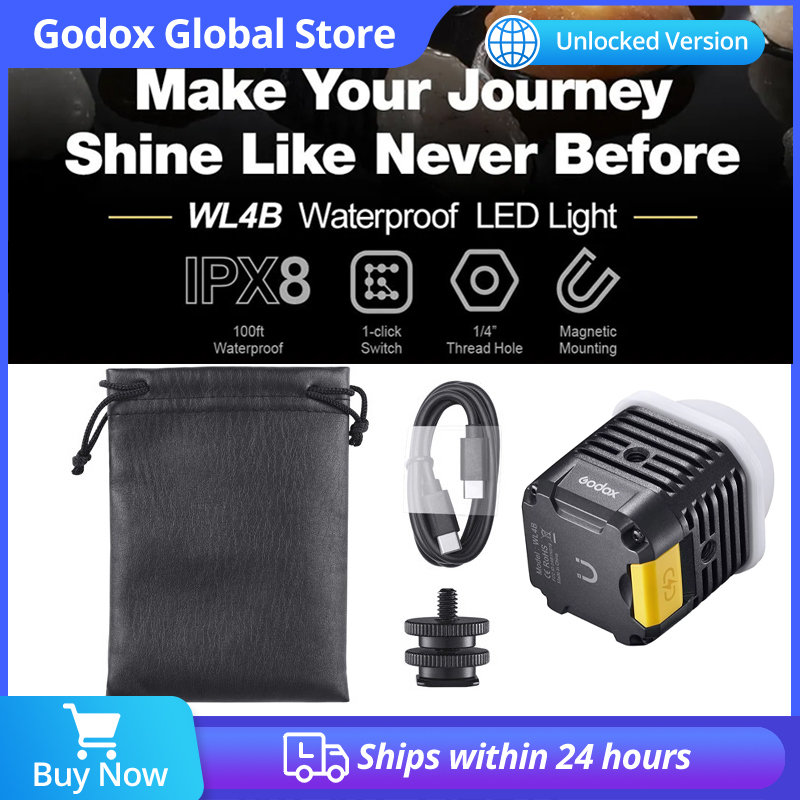 Photography Mobile Lighting - Em Estoque: Luz LED Godox WL4B