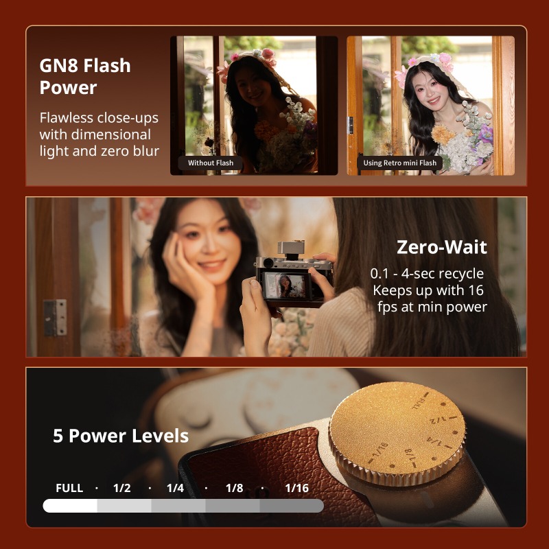 Flash Speedlite Retro Mini Sma - Photography Lighting Kit Portable avaliação e preço