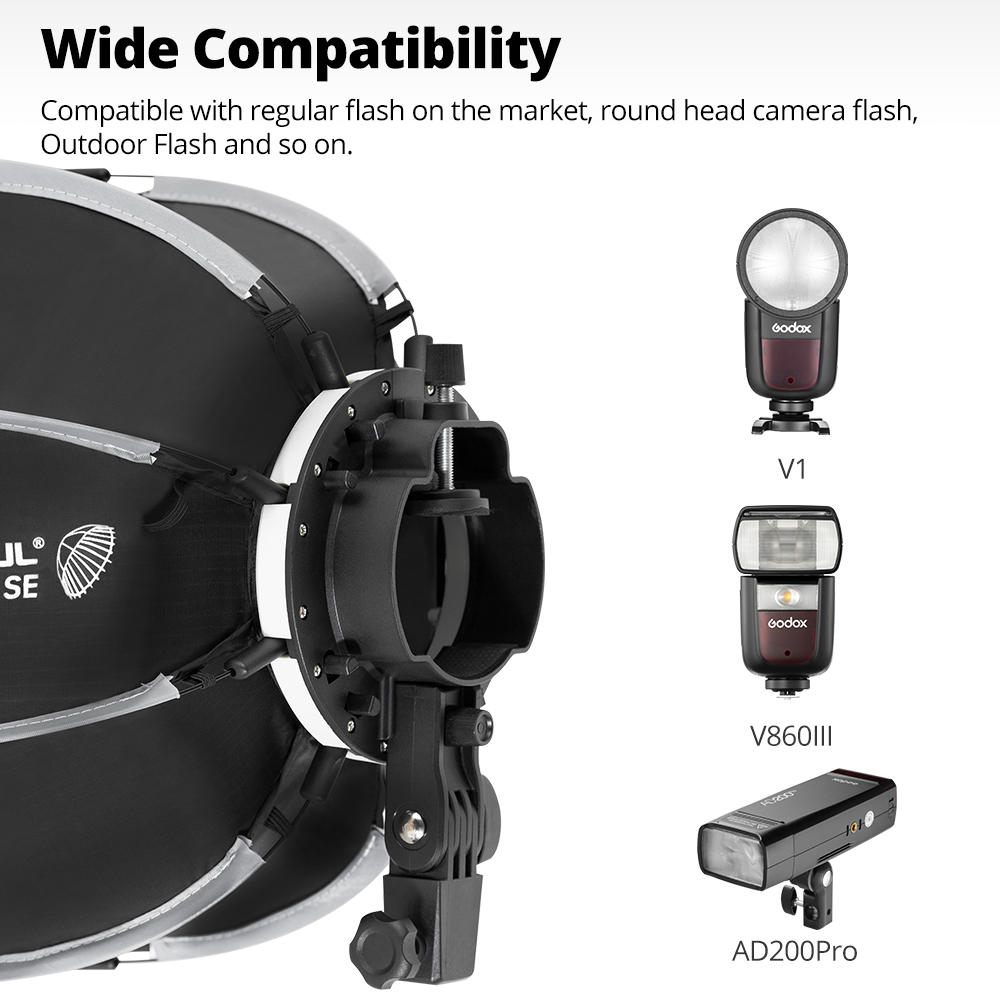 AMBITFUL PF30/PF40 30cm/40cm M - Photography Lighting Softbox avaliação e preço