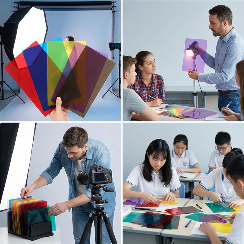 Folhas de PVC ABDJ-A4 em 9 cor - Photography Lighting Diy avaliação e preço
