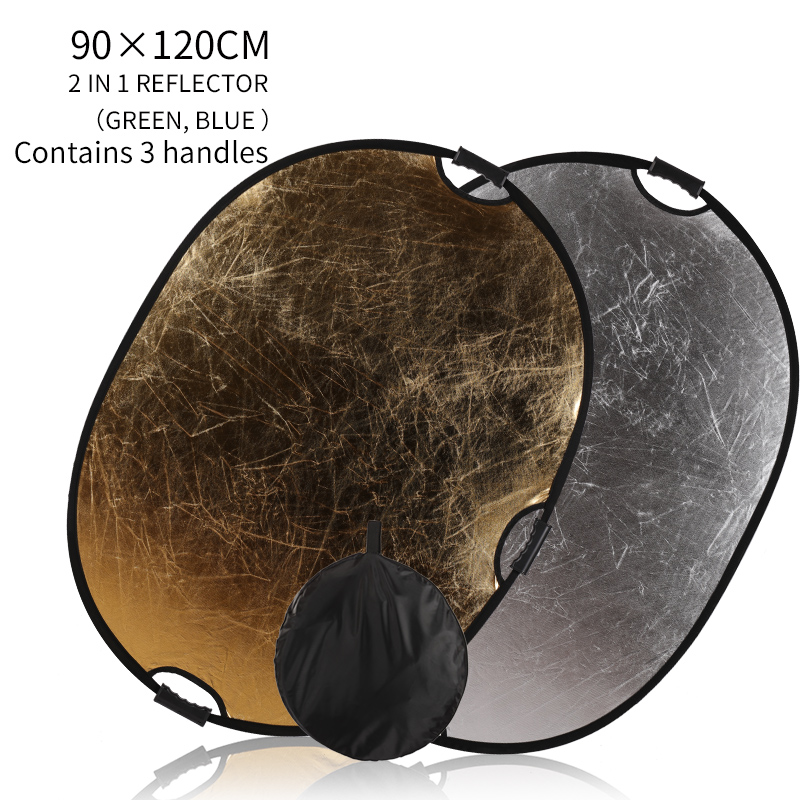 Refletor de luz oval multidisc - Photography Lighting Kit Portable avaliação e preço