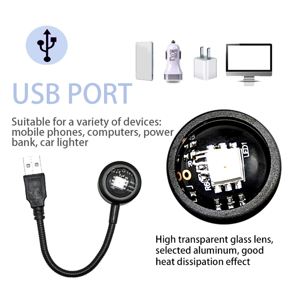 Lâmpada Projetora LED USB Efei - Photography Lighting Diy avaliação e preço