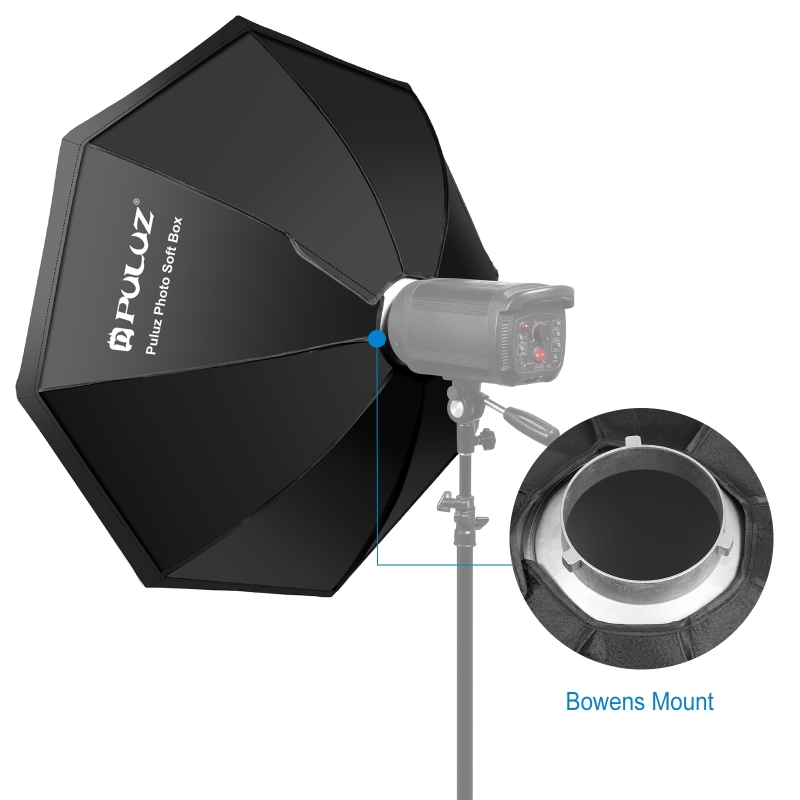 Puluz-softbox octagon para fot - Photography Lighting Softbox avaliação e preço