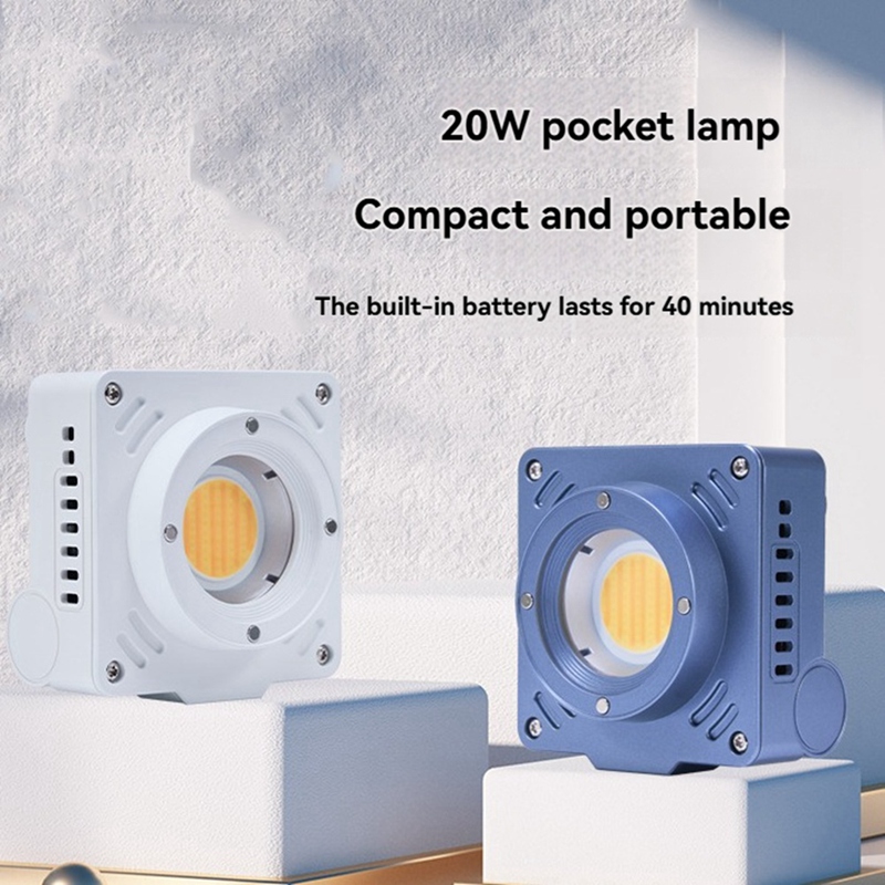 Luz de vídeo led de bolso 20w  - Photography Lighting Grid avaliação e preço