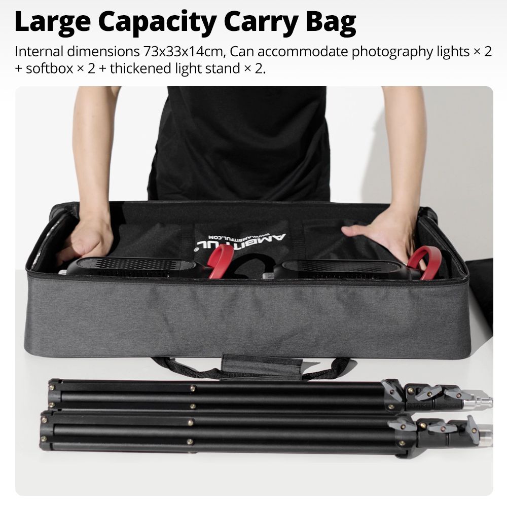 Nova Bolsa de Transporte Portá - Photography Lighting Kit Portable avaliação e preço