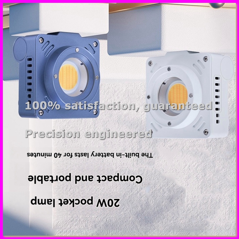 Luz de Vídeo LED Portátil 20W  - Photography Lighting Grid avaliação e preço