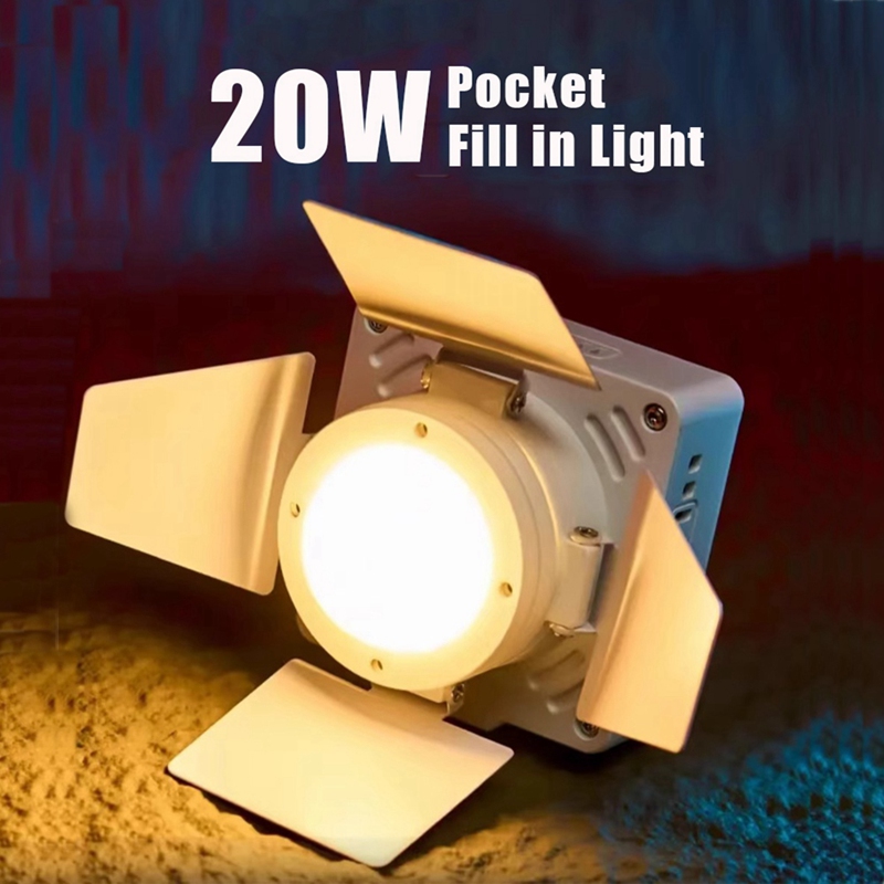 Luz de Vídeo LED Portátil 20W  - Photography Lighting Grid avaliação e preço