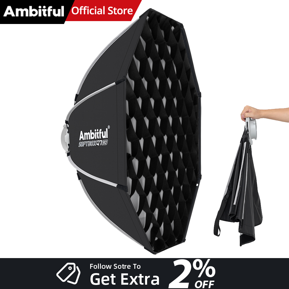 AMBITFUL Q7II 55/65/90cm Softb - Photography Lighting Grid avaliação e preço