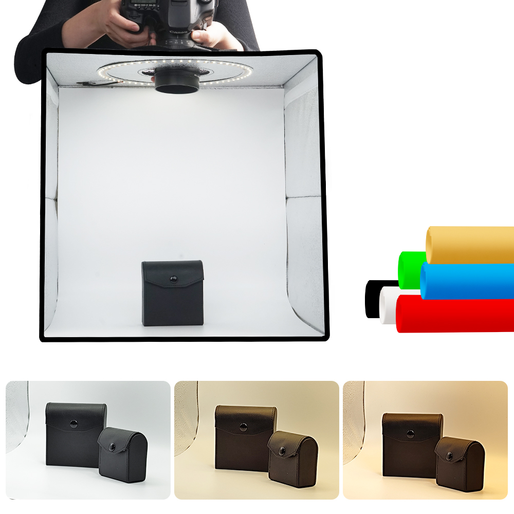 Lightdow regulável caixa de fo - Photography Lighting Kit Portable avaliação e preço