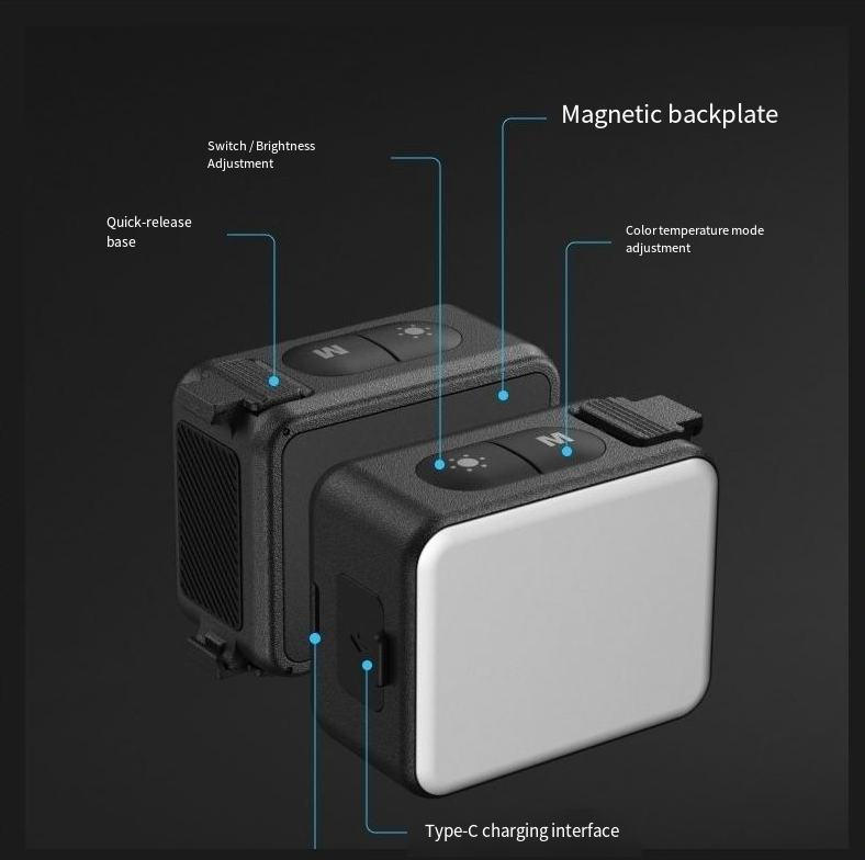 Telesin luz de preenchimento m - Photography Lighting Kit Portable avaliação e preço