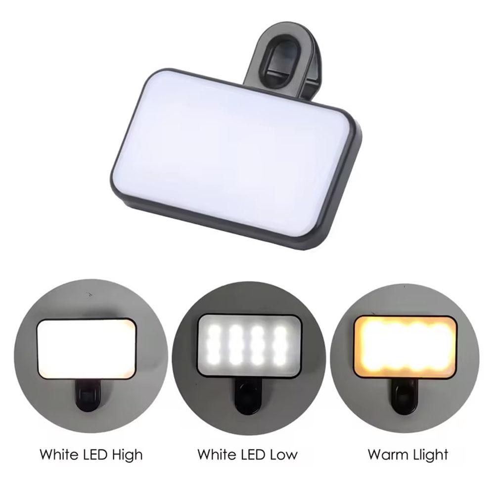 Mini led selfie luz 3 modos de - Photography Mobile Lighting avaliação e preço